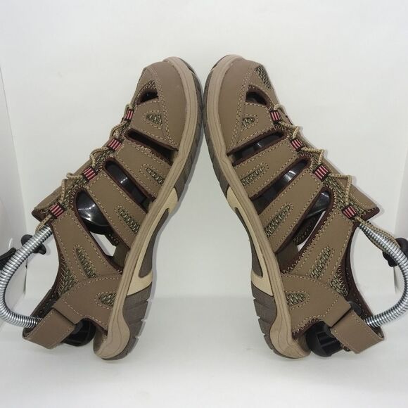 Eddie Bauer Blakely Closed Toe Sandals Women's Size 7 M‎ Brown - Picture 5 of 8